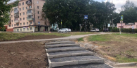 В Кашире восстановили лестницу около дома по просьбам жителей - Regions.Ru