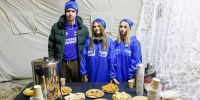 В праздничную ночь Крещения Господня в купели окунулись более 200 человек - Администрация г.о. Кашира